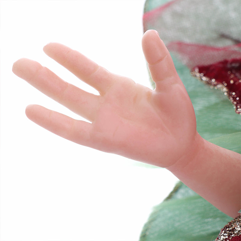 16-Inch/40cm Vinyl Forest Sprite Red-purple Doll - Reborn Doll Australia
