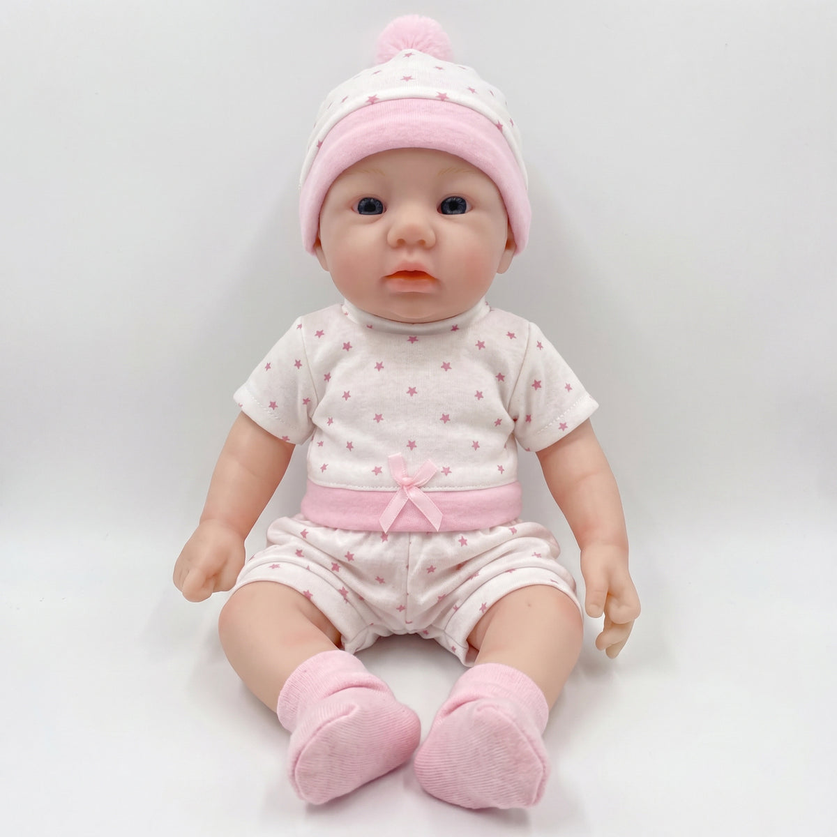12inch Abigail Super Soft Solid Platinum Silcone Doll Squishy Elastic Platitum Silicone Baby Doll Girl