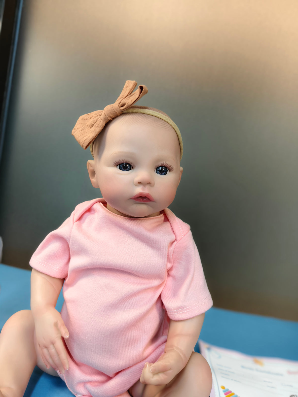 18-Inch/45cm Full Vinyl Reborn Baby Girl - 49cm Anatomically Correct Waterproof Doll with Hand-Painted Hair