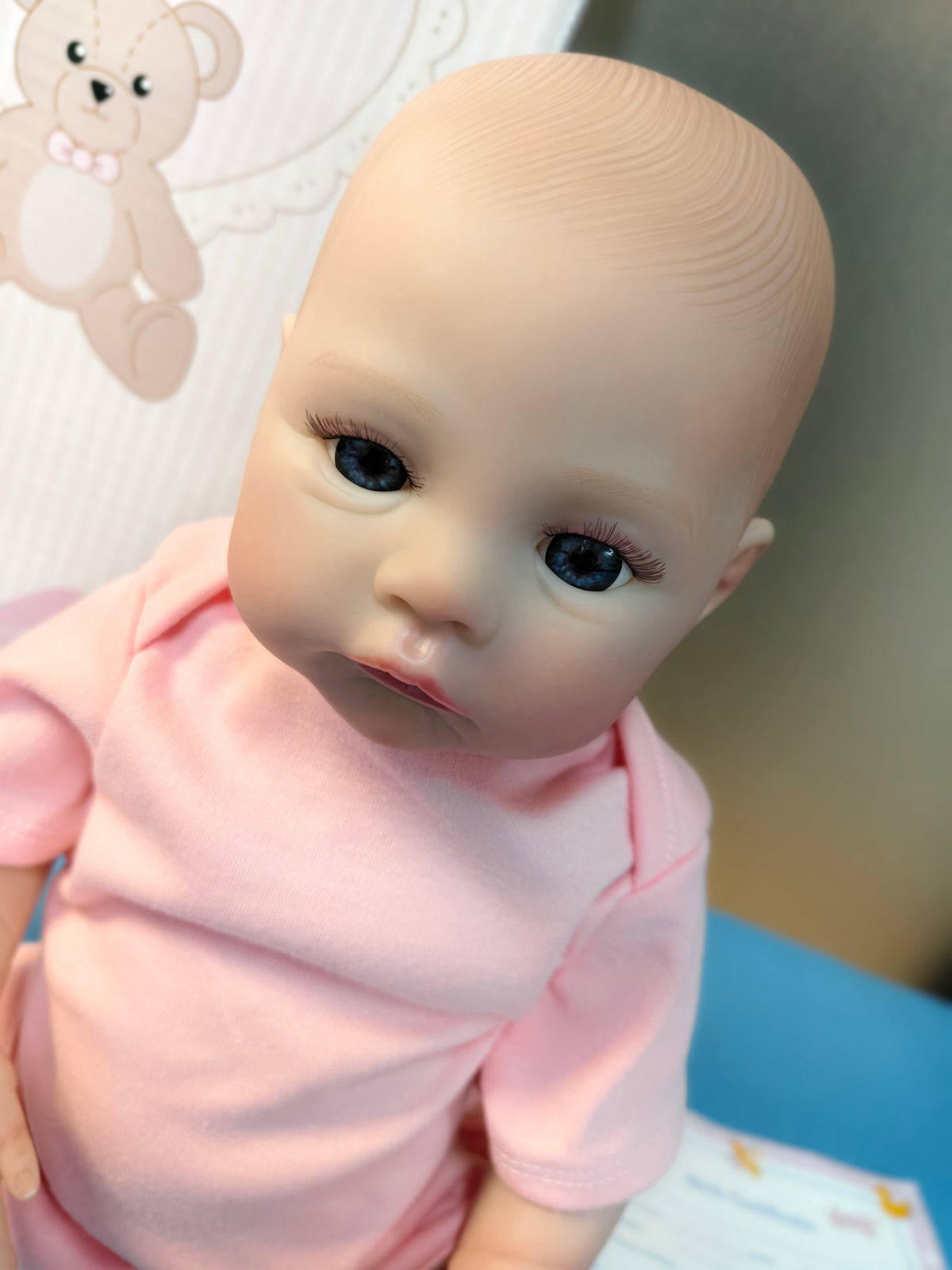 18-Inch/45cm Full Vinyl Reborn Baby Girl - 49cm Anatomically Correct Waterproof Doll with Hand-Painted Hair