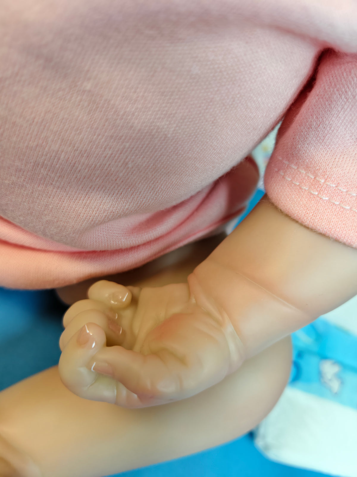 18-Inch/45cm Full Vinyl Reborn Baby Girl - 49cm Anatomically Correct Waterproof Doll with Hand-Painted Hair