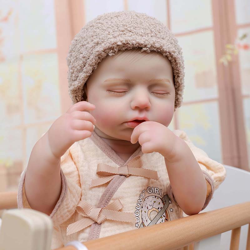 Adorable Sleeping Lifelike Newborn Girl Baby Doll 20 Inch/50cm - Reborn Doll Australia