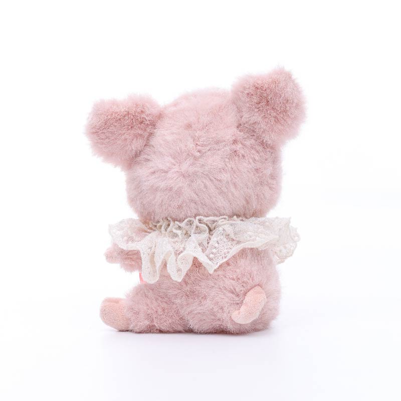 8 Inch/20cm High-Quality porcelain Cheeks Plush Pink Pig Hat Doll - Reborn Doll Australia