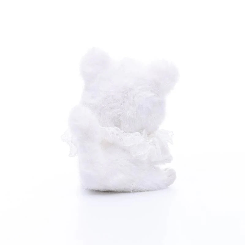 8 Inch/20cm High-Quality porcelain Cheeks Plush White Cat Hat Doll - Reborn Doll Australia