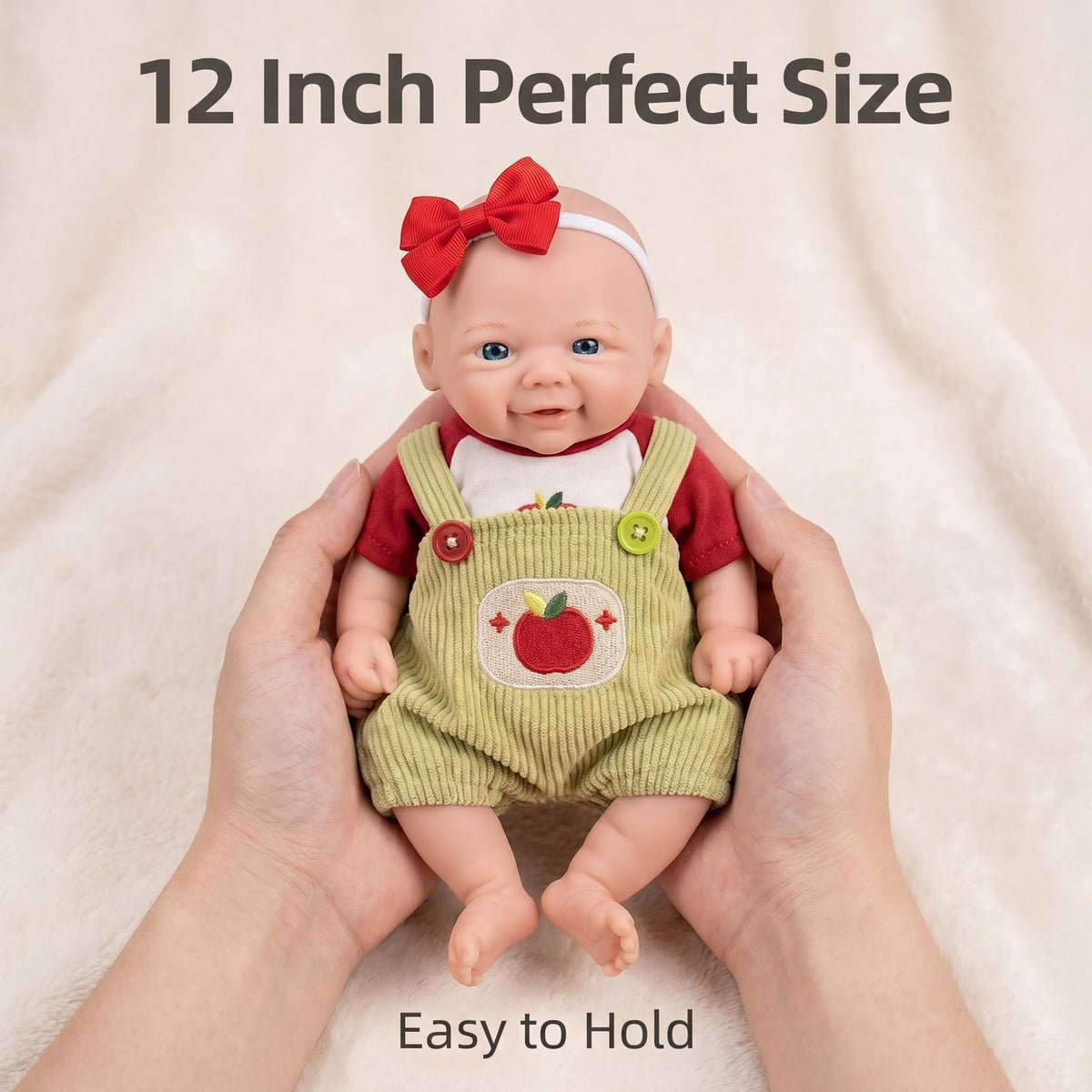 12Inch Mouth can Open smile Super Soft Solid Silione Comes With Pacifer Squishy Elastic