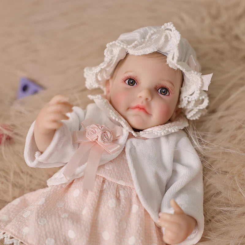 Exquisite Baby Pink Series · 12-Inch/30cm Full Vinyl Reborn Doll - Reborn Doll Australia