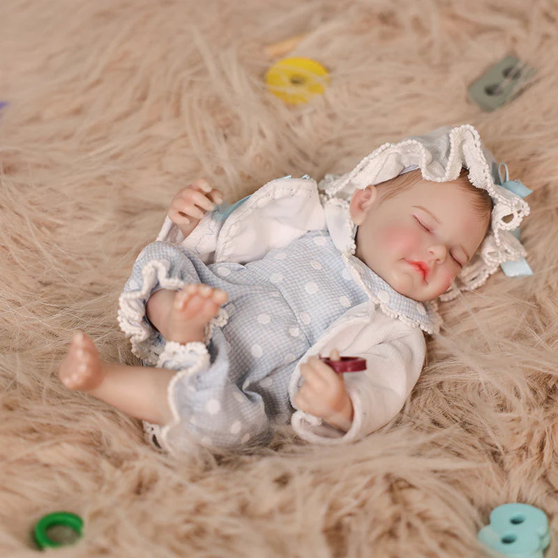 Exquisite Baby Light Blue Series · 12-Inch/30cm Full Vinyl Reborn Doll - Reborn Doll Australia