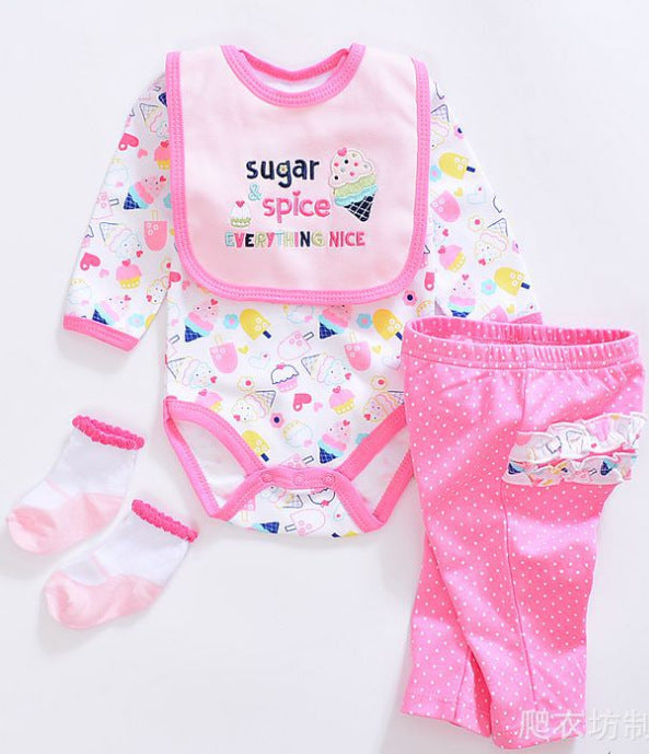 Rebirth doll simulation baby doll clothes suitable for 20-22 inches 50-55CM