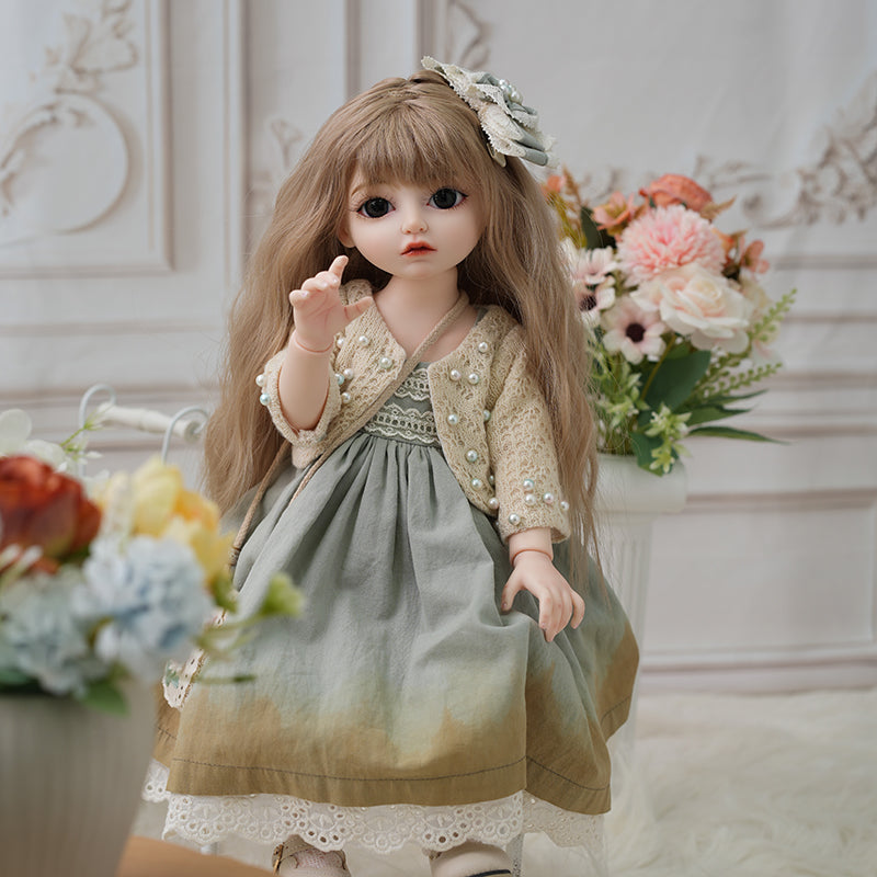 18‑Inch/45cm Country‑Style Hand‑Painted Dress Up Ball‑Jointed Doll (BJD) - Reborn Doll Australia