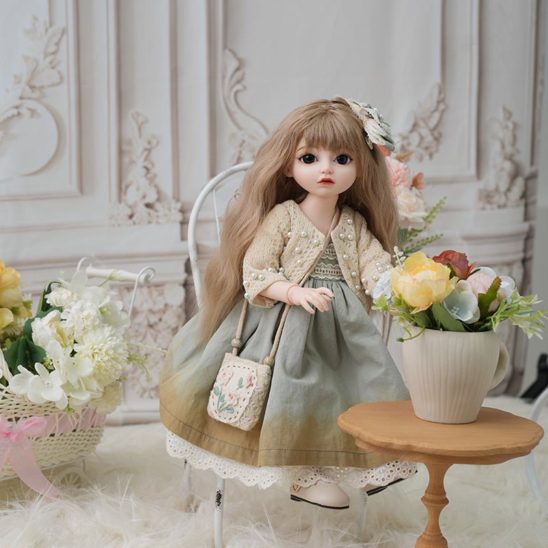 18‑Inch/45cm Country‑Style Hand‑Painted Dress Up Ball‑Jointed Doll (BJD) - Reborn Doll Australia