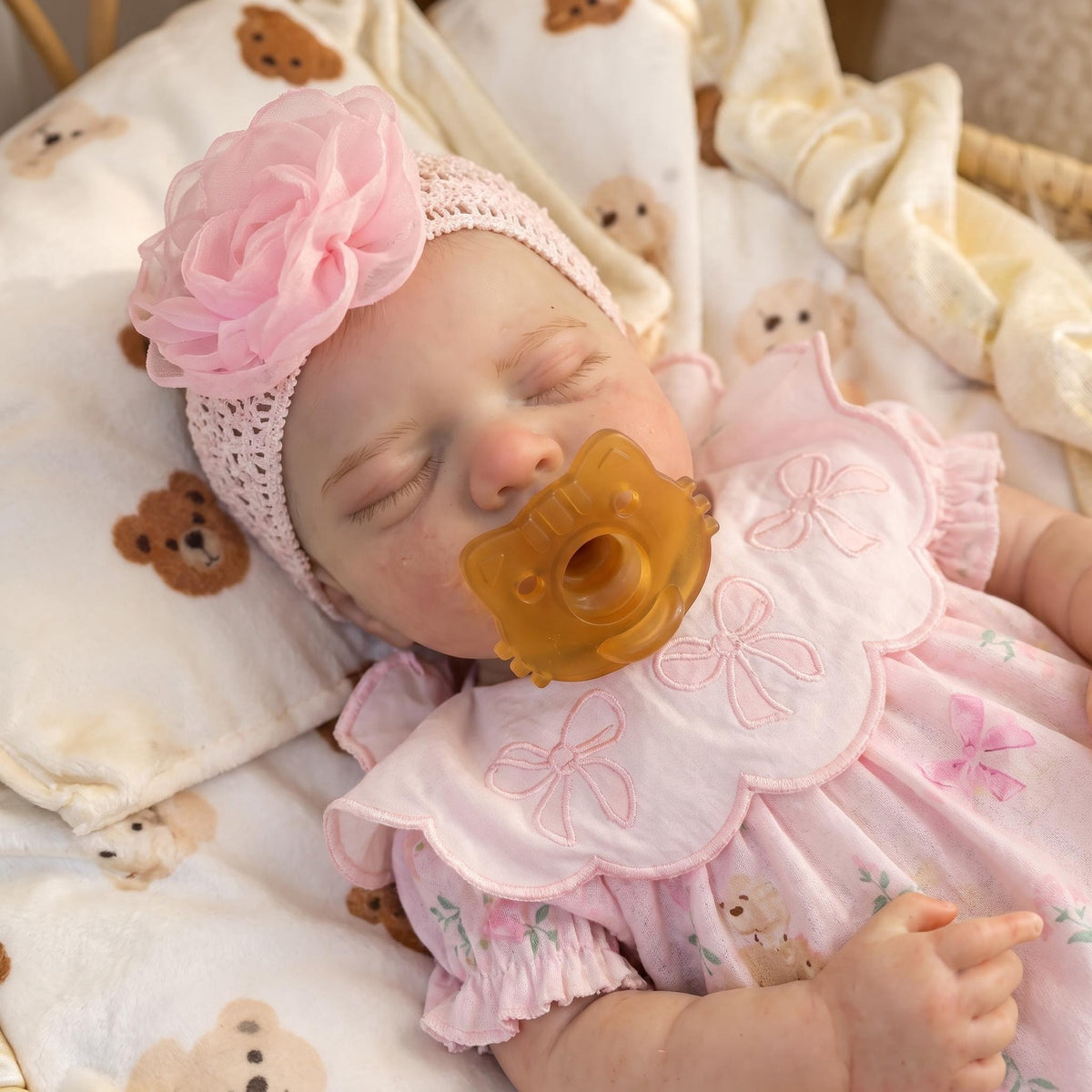Sweet‑themed 18 Inch Full Silicone Play Doll, Authentic Baby Features, Perfect for Birthday Milestones and Holiday Seasons
