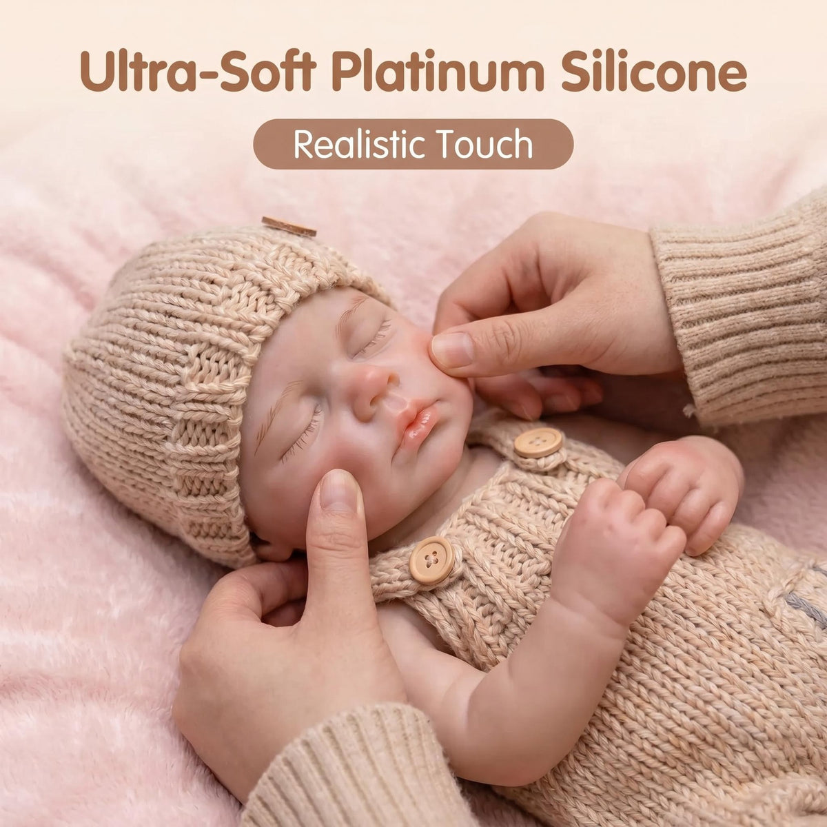 18 inch with Full Silicone Reborn Doll, Great Present to Celebrate Birthdays, Christmas and Other Western Festivals for Doll Lovers of All Ages