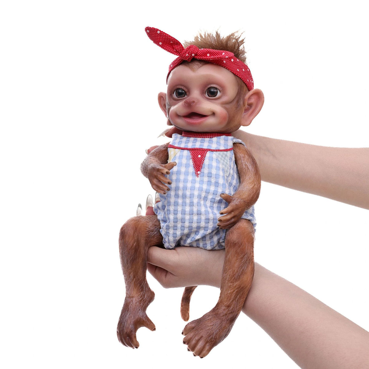 13inch Full Body Soft Silicone Realistic Reborn Baby Doll Solid monkey Silicone Doll Handmade High-quality Toy Kid Gift