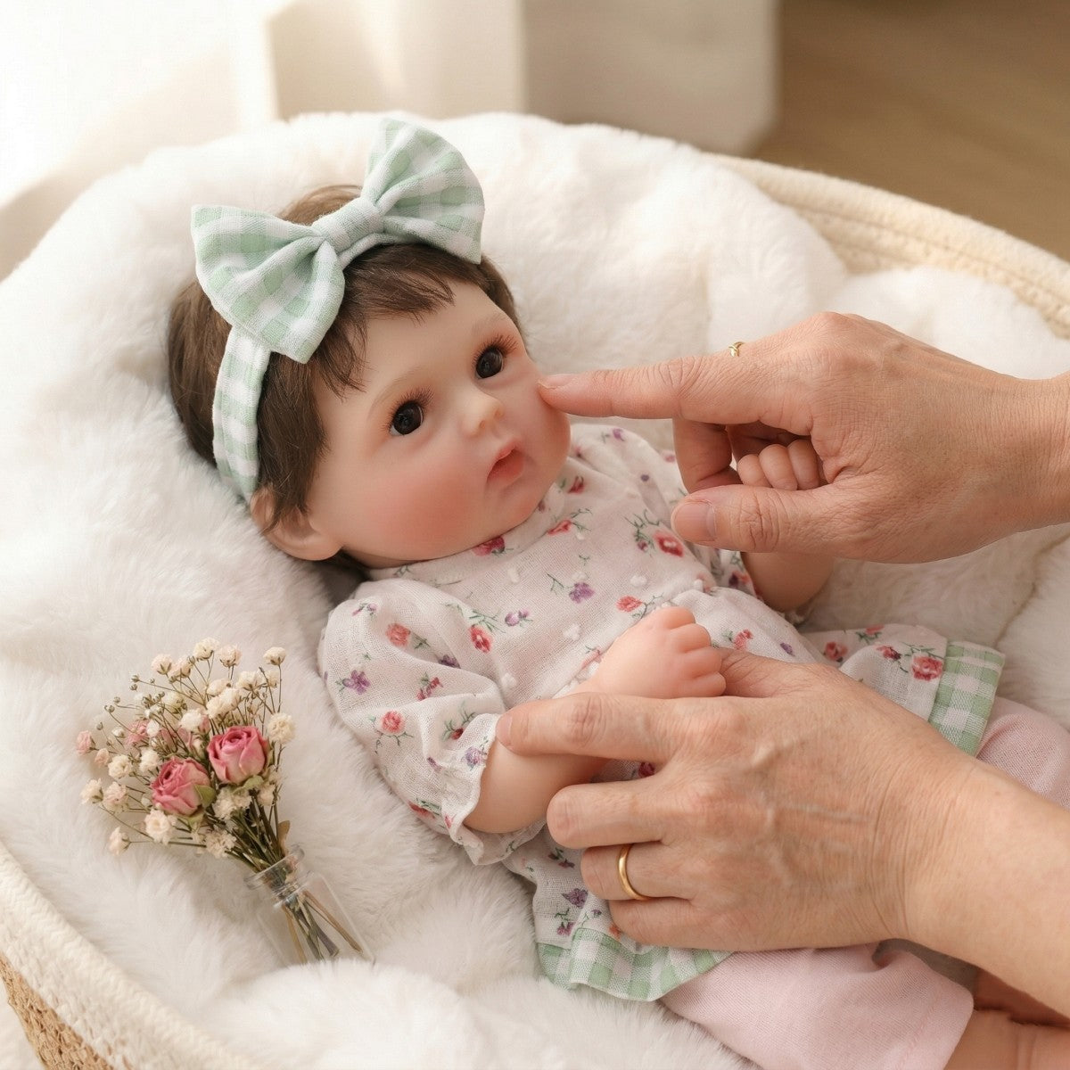 12 inch 30cm solid silicone reborn doll simulation baby
