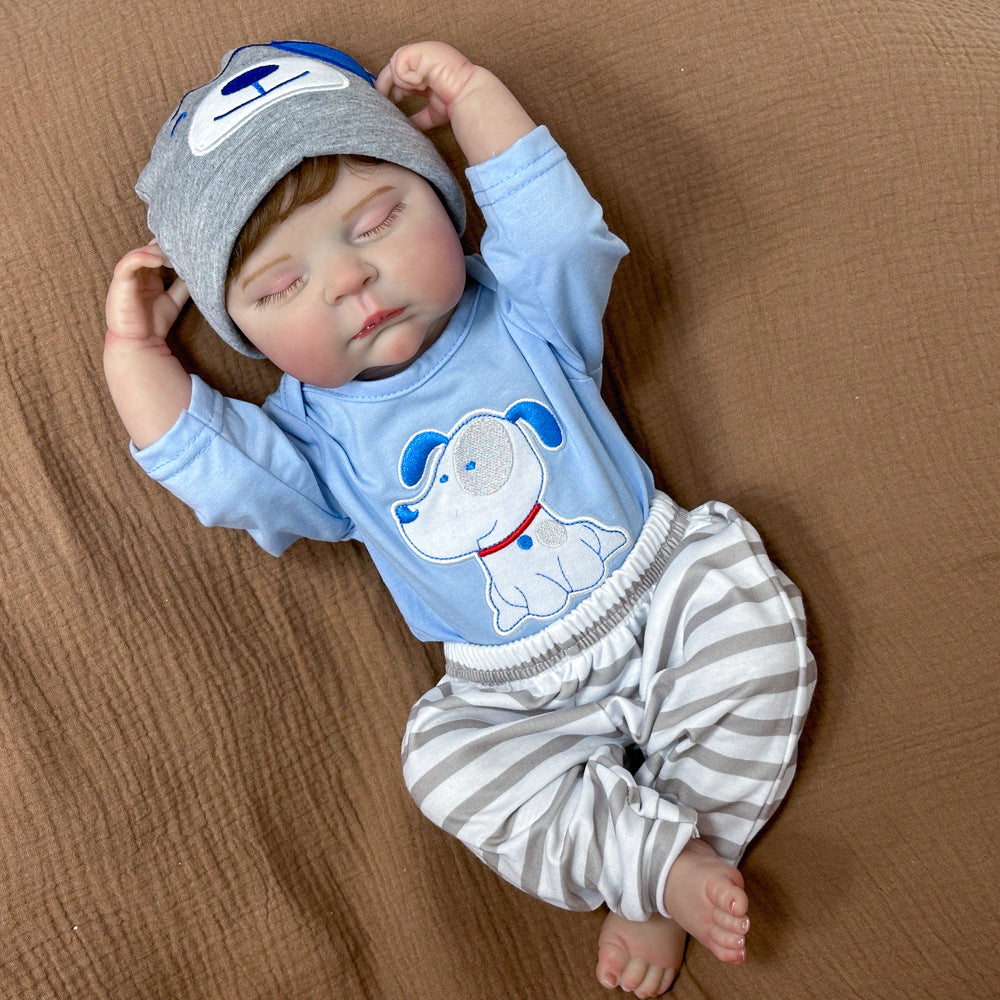 Realistic 20 inch Full Vinyl Baby Doll, Lifelike Companion, Perfect Present for Birthday, Holiday and Collection