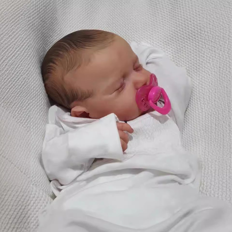 19 inch Reborn Baby Dolls with Full Vinyl Body Girl Doll Newborn Kids Gift