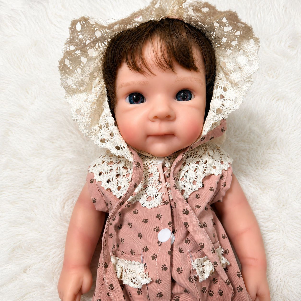 18 inch Full-Silicone Reborn Baby Doll – Realistic Newborn Doll, Washable, Includes Complete Set of Accessories