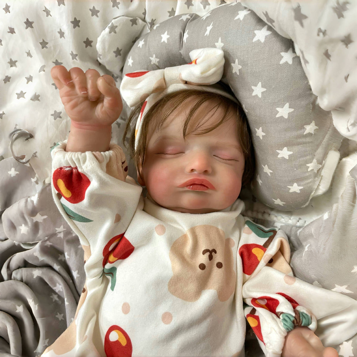 19 inch Handmade Reborn Dolls with Cloth Body Realistic Children Play Toy for Little Girls