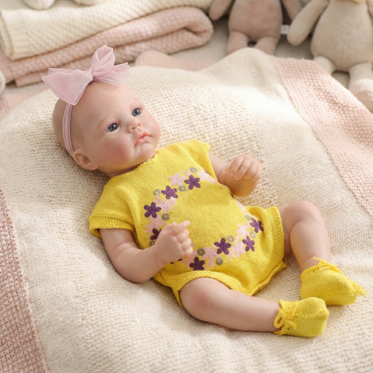 50cm full rubber reborn doll simulation baby treasure person