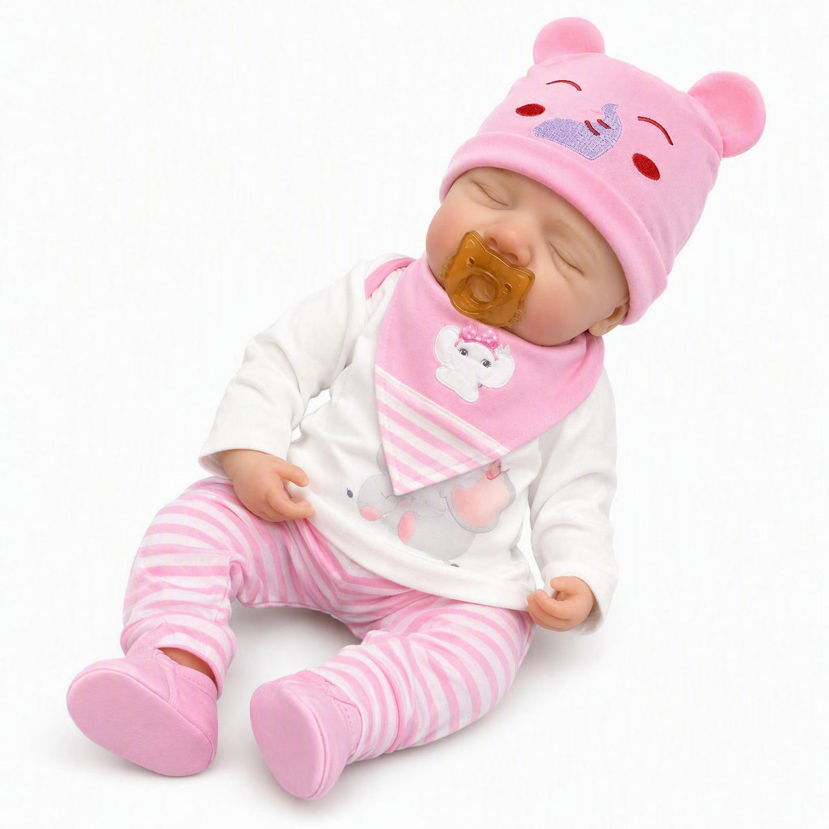 16 inch Reborn Baby Dolls Toy Lifelike Asleep Newborn Babies Close Eyes Doll Birthday Gift