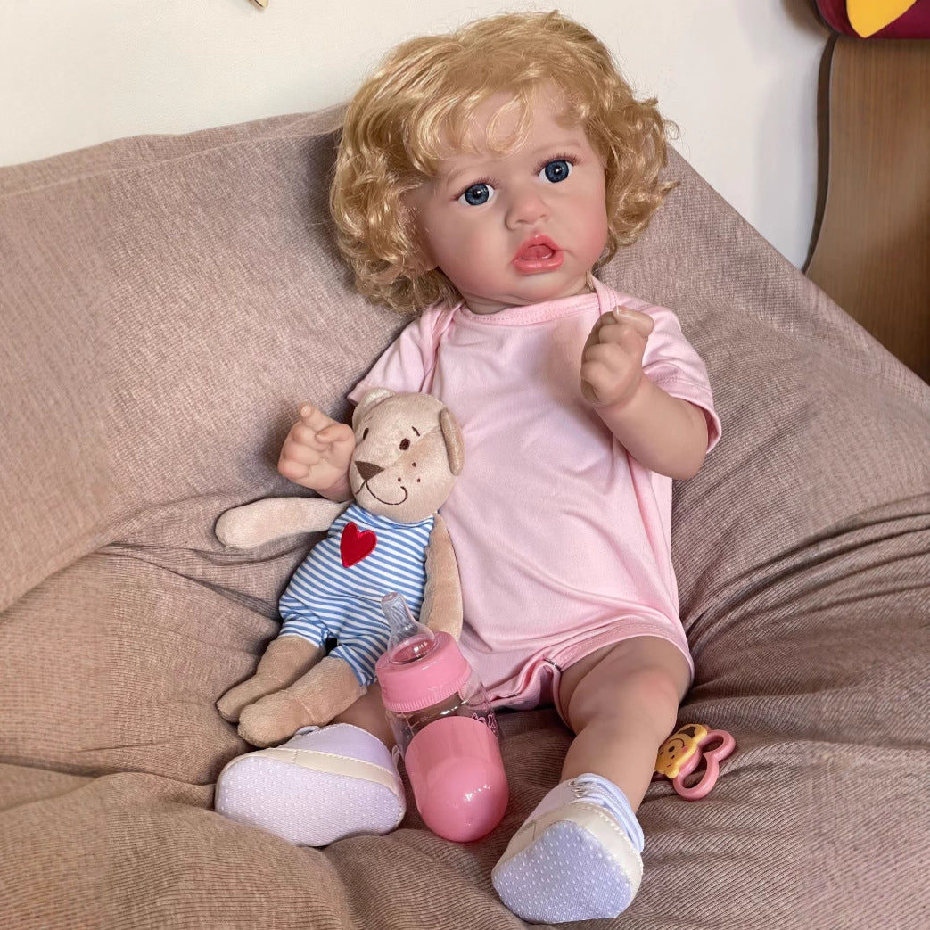 50cm Simulated Baby Full Vinyl Reborn doll Saskia children's gift