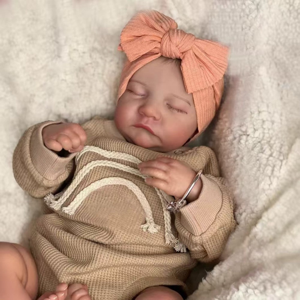 19 Inch Lifelike Sleeping Reborn Baby Dolls Girl