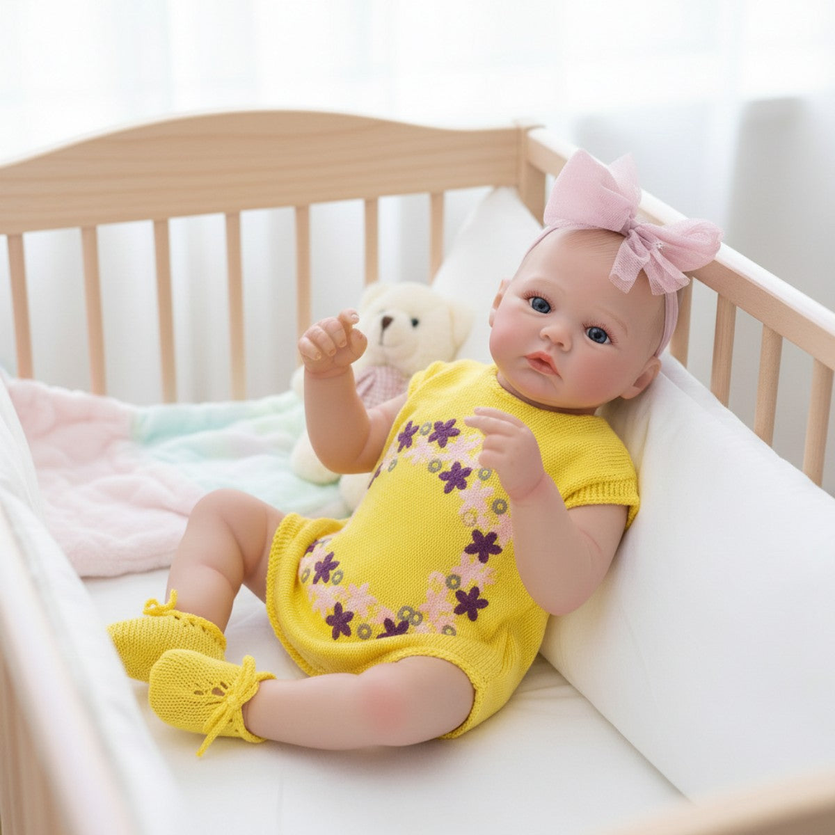 50cm full rubber reborn doll simulation baby treasure person