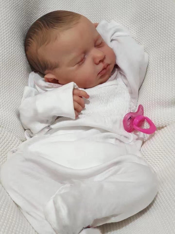 19 inch Reborn Baby Dolls with Full Vinyl Body Girl Doll Newborn Kids Gift