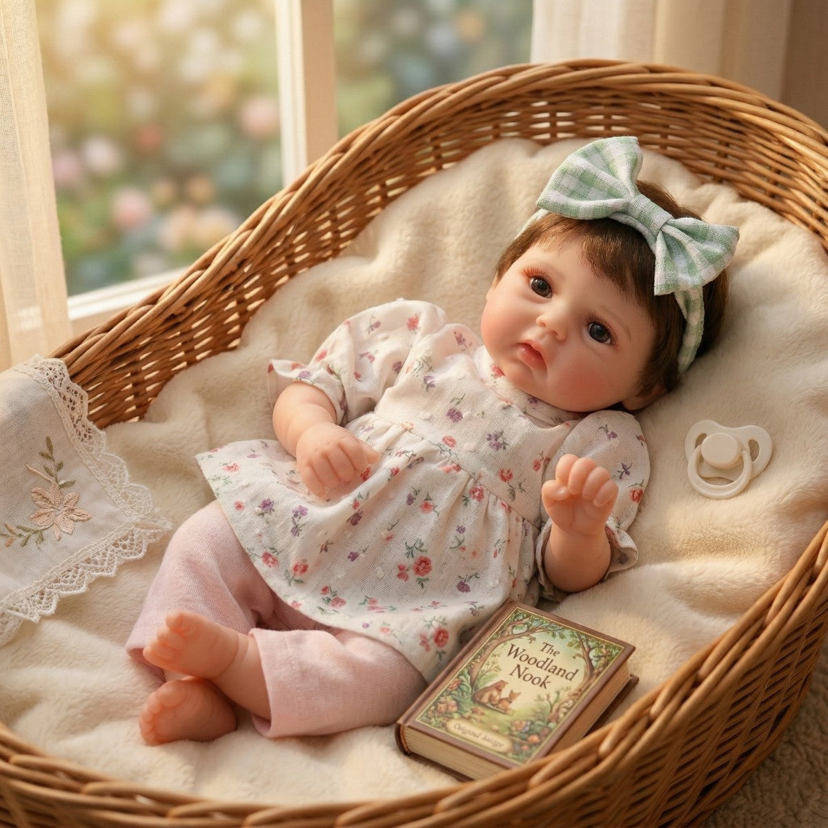 12 inch 30cm solid silicone reborn doll simulation baby