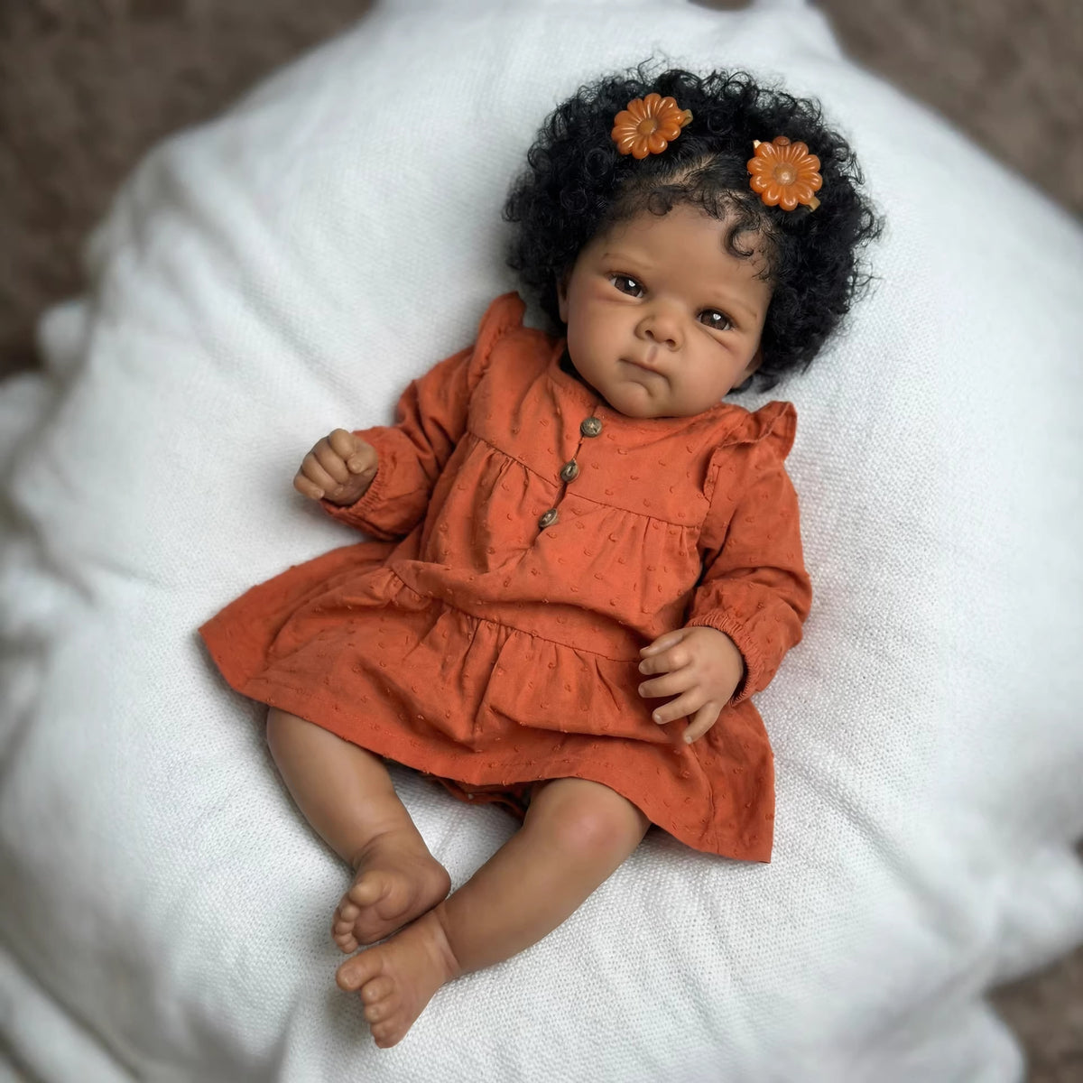 18 Inch Knitted Bettie Full Vinyl Reborn Doll