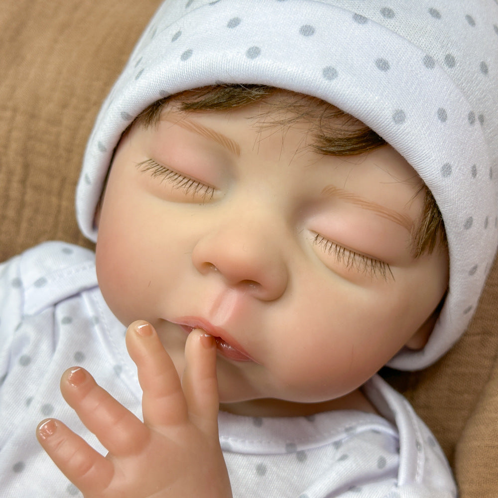 18 Inch Full‑Vinyl Reborn Doll, Nice Surprise for Birthdays and Holiday Gift‑Giving