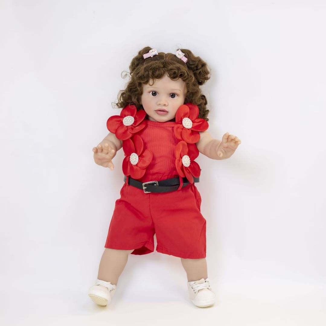 26 Inch Cloth‑Body Lifelike Doll, Cherished Keepsake Toy for Kids and Adult Collectors