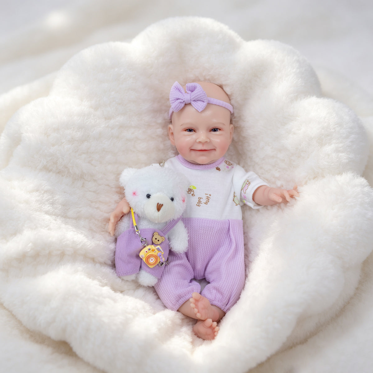 12 Inch Full Silicone Lifelike Doll, Cherished Keepsake for Kids and Adult Collectors