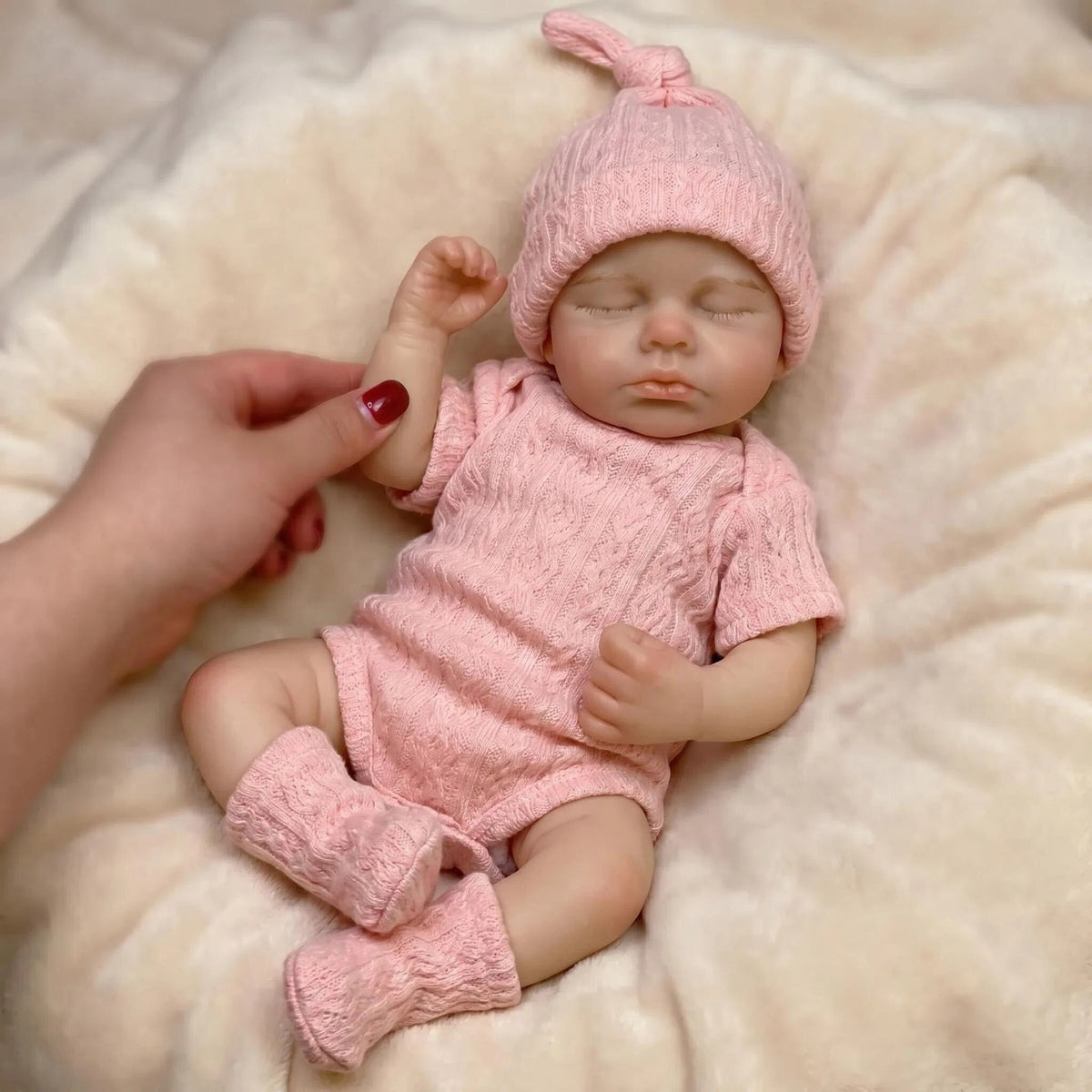 6 inch short-sleeved pink suit with Full Solid Silicone Body reborn doll for children Christmas gift