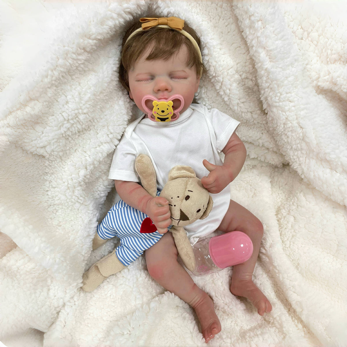 50cm Simulated Baby Full Vinyl Rebirth Doll 3D Skin children's gift