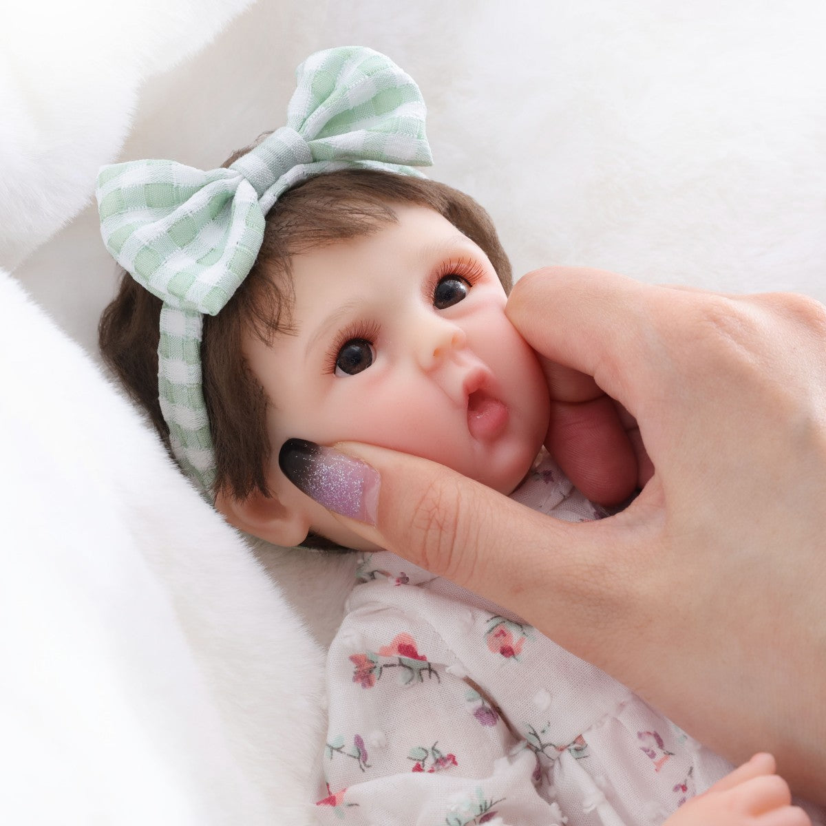 12 inch 30cm solid silicone reborn doll simulation baby