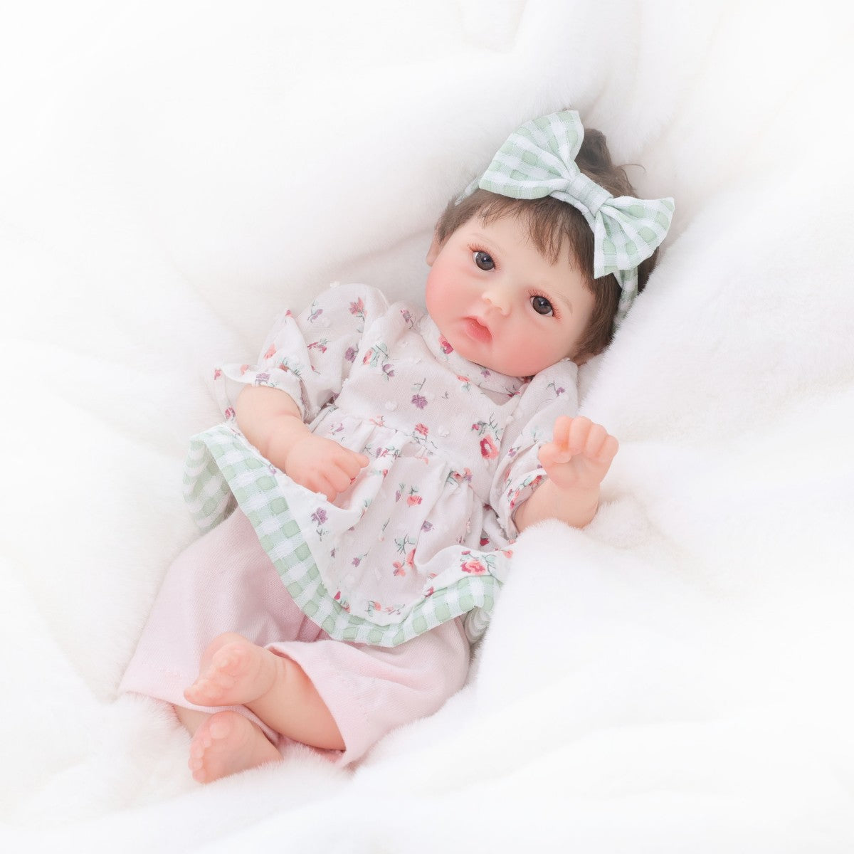 12 inch 30cm solid silicone reborn doll simulation baby