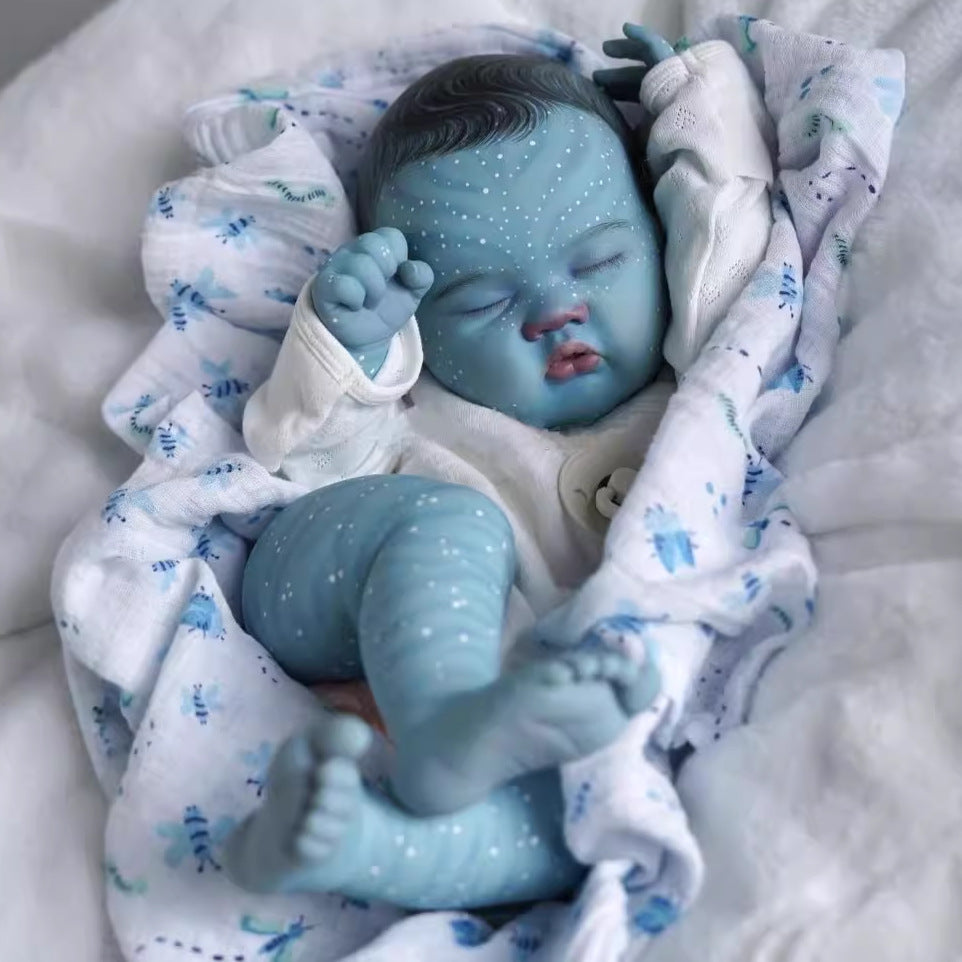 20 inch Cloth‑Body Collectible Avatar Reborn Doll, Treasured Keepsake Toy for Kids and Adult Collectors