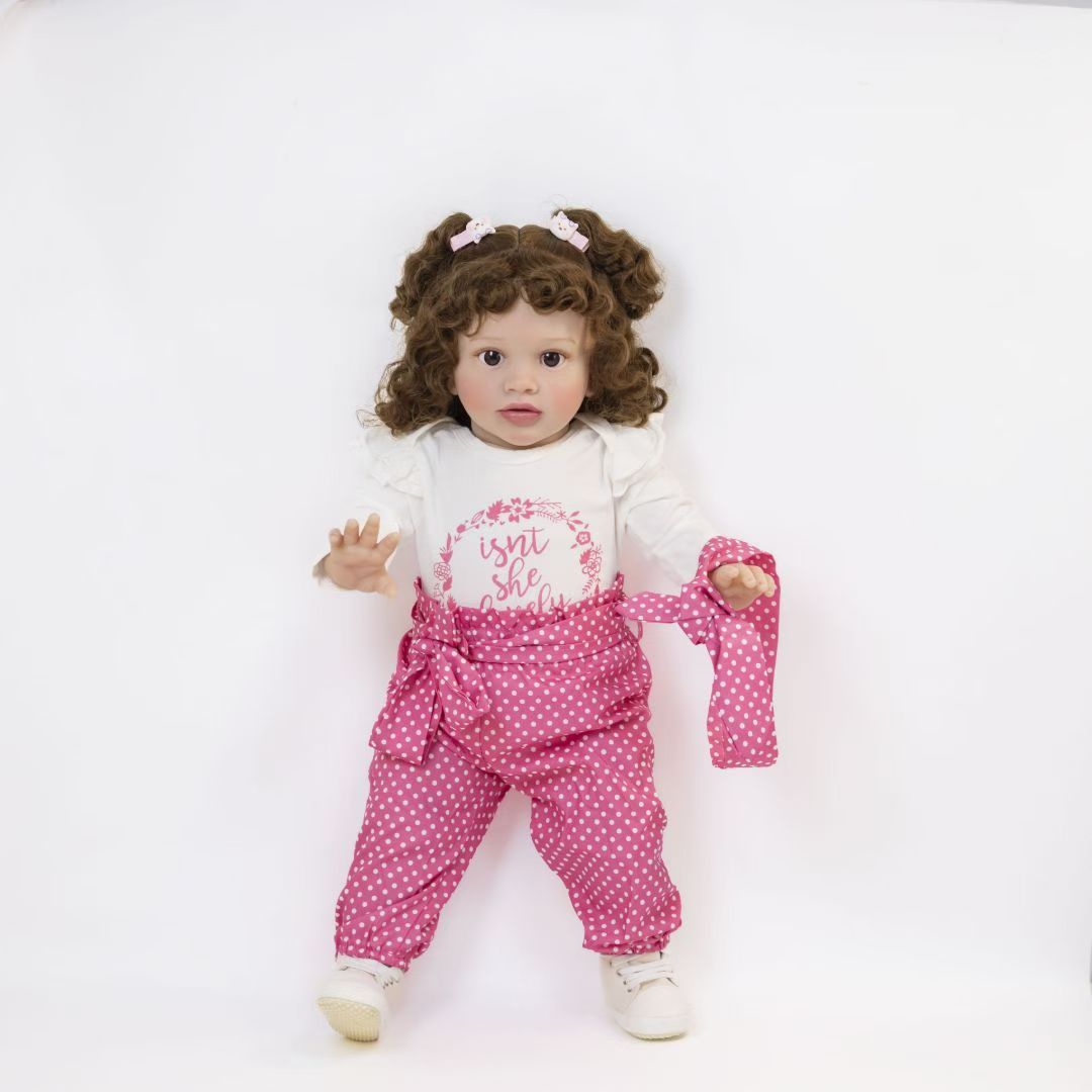 26 Inch Cloth‑Body Lifelike Doll, Cherished Keepsake Toy for Kids and Adult Collectors
