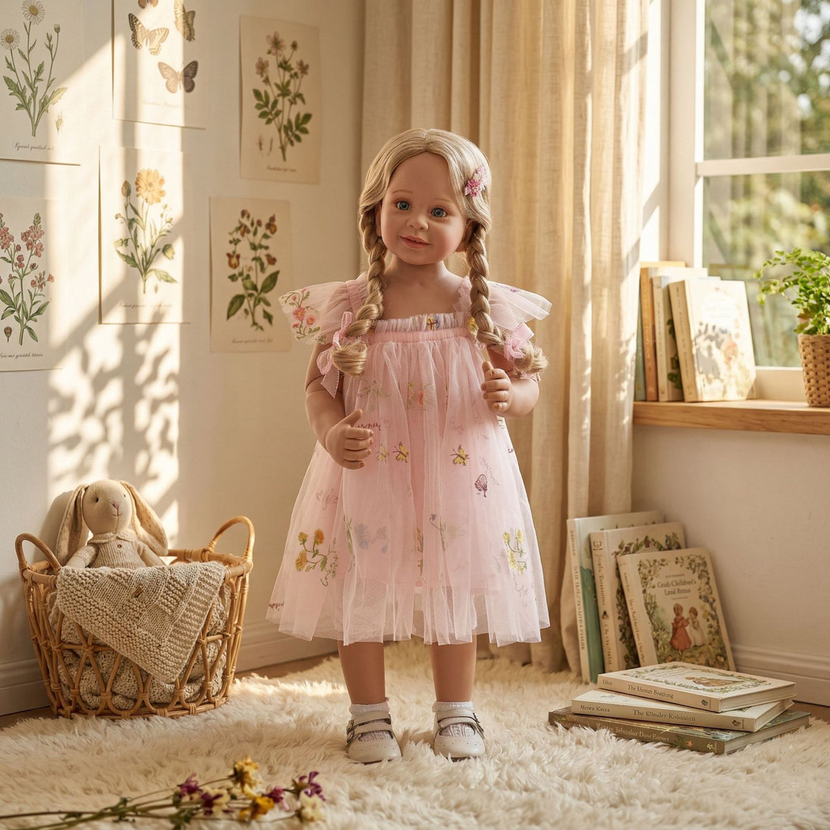 80cm Girl Doll High Simulation Doll BJD Joint Doll