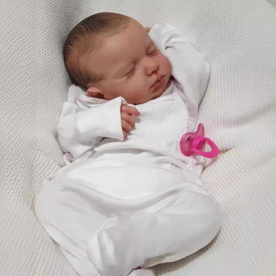 19 inch Reborn Baby Dolls with Full Vinyl Body Girl Doll Newborn Kids Gift