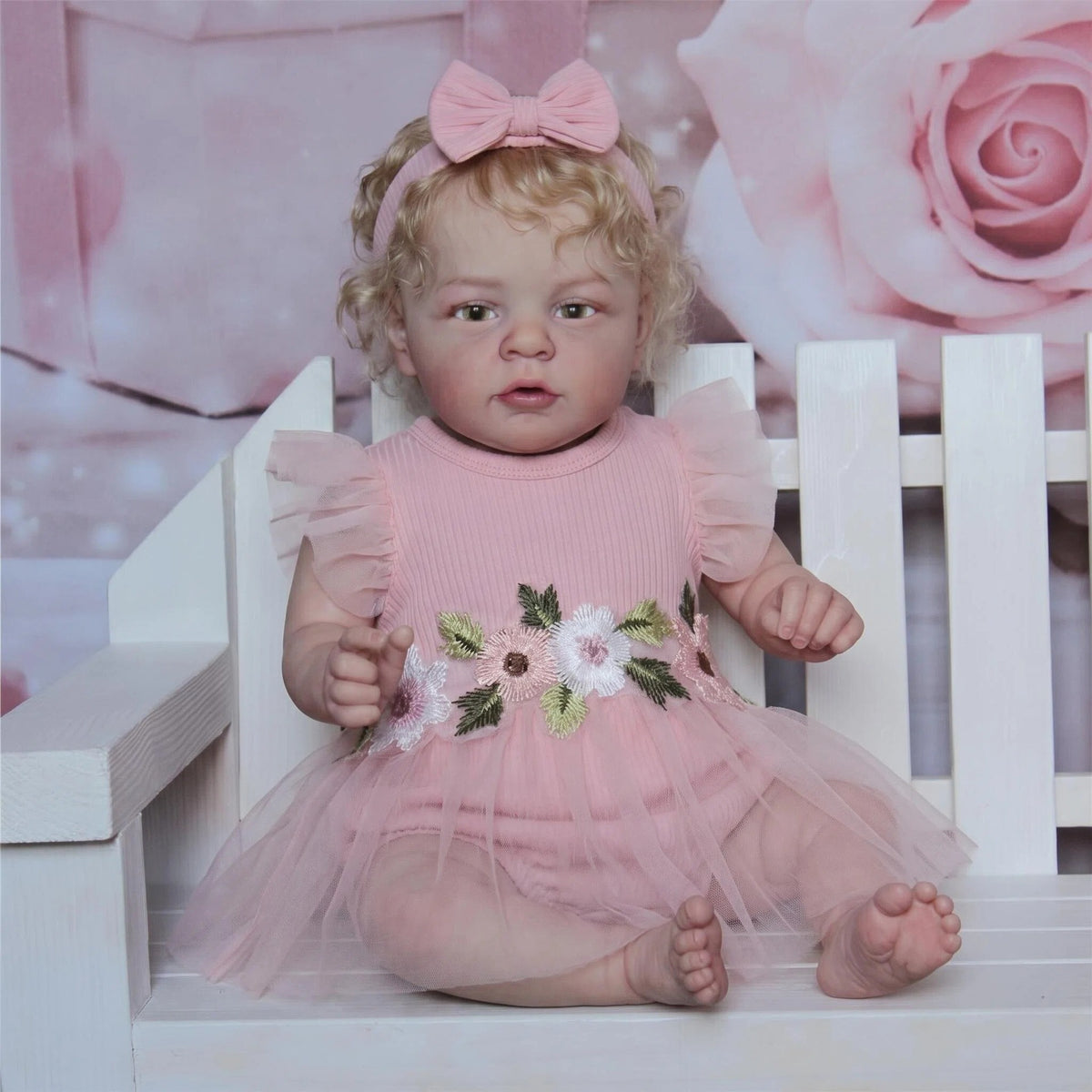 19 inch With Cloth Body With Vinyl Limbs Reborn Doll, Wonderful Gift Option For Baby Shower, Thanksgiving And Holiday Celebrations