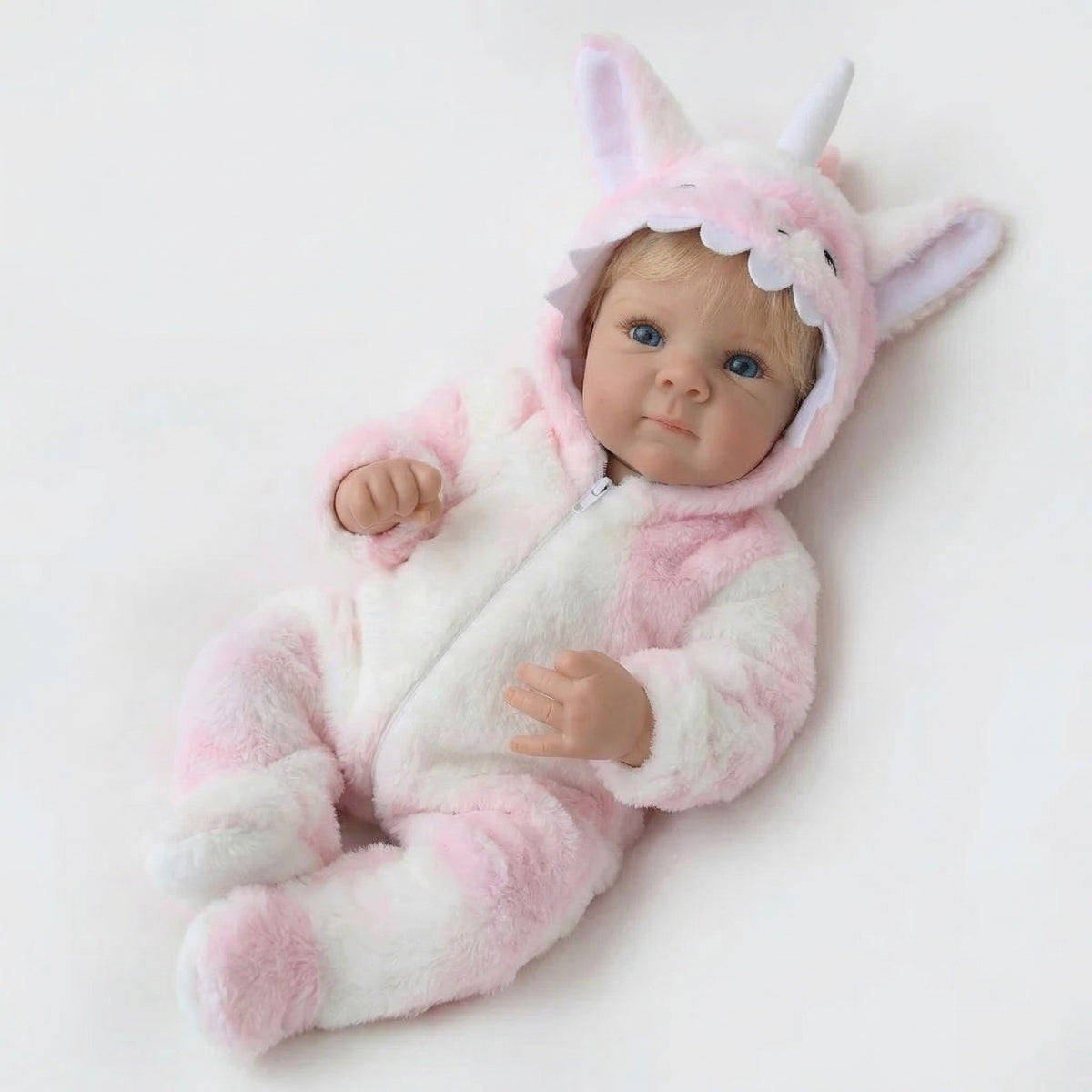18 inch pink plush unicorn Bettie simulation doll reborn doll