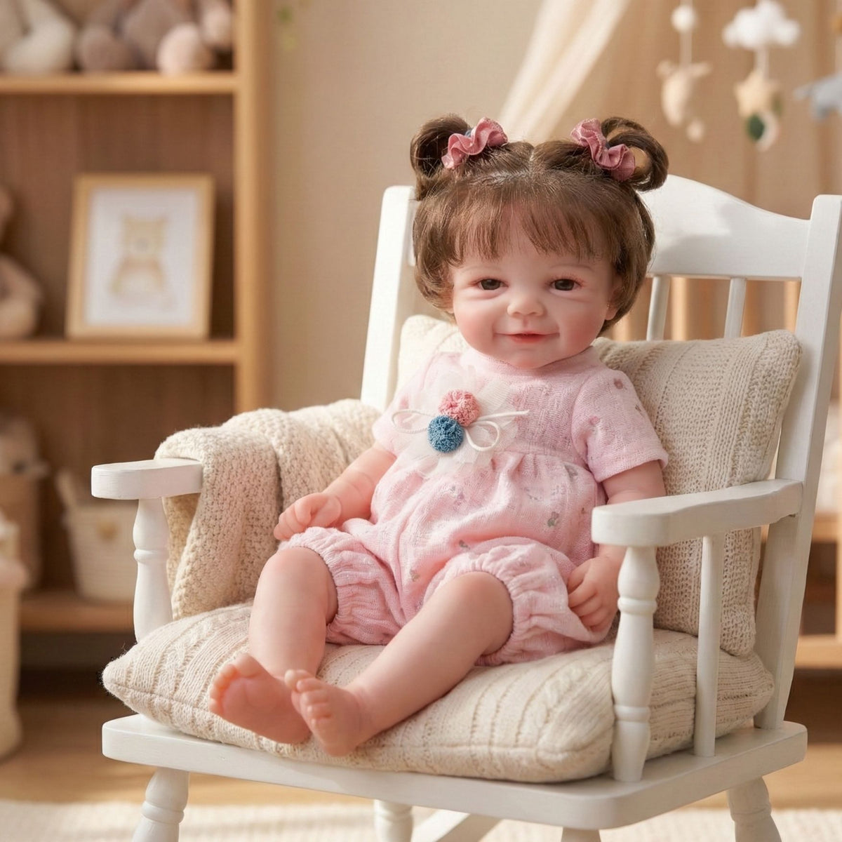 12 inch with Full Solid Silicone reborn doll simulated baby kneading realistic feel stretchable gift