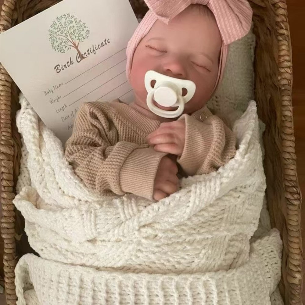 19 Inch Lifelike Sleeping Reborn Baby Dolls Girl