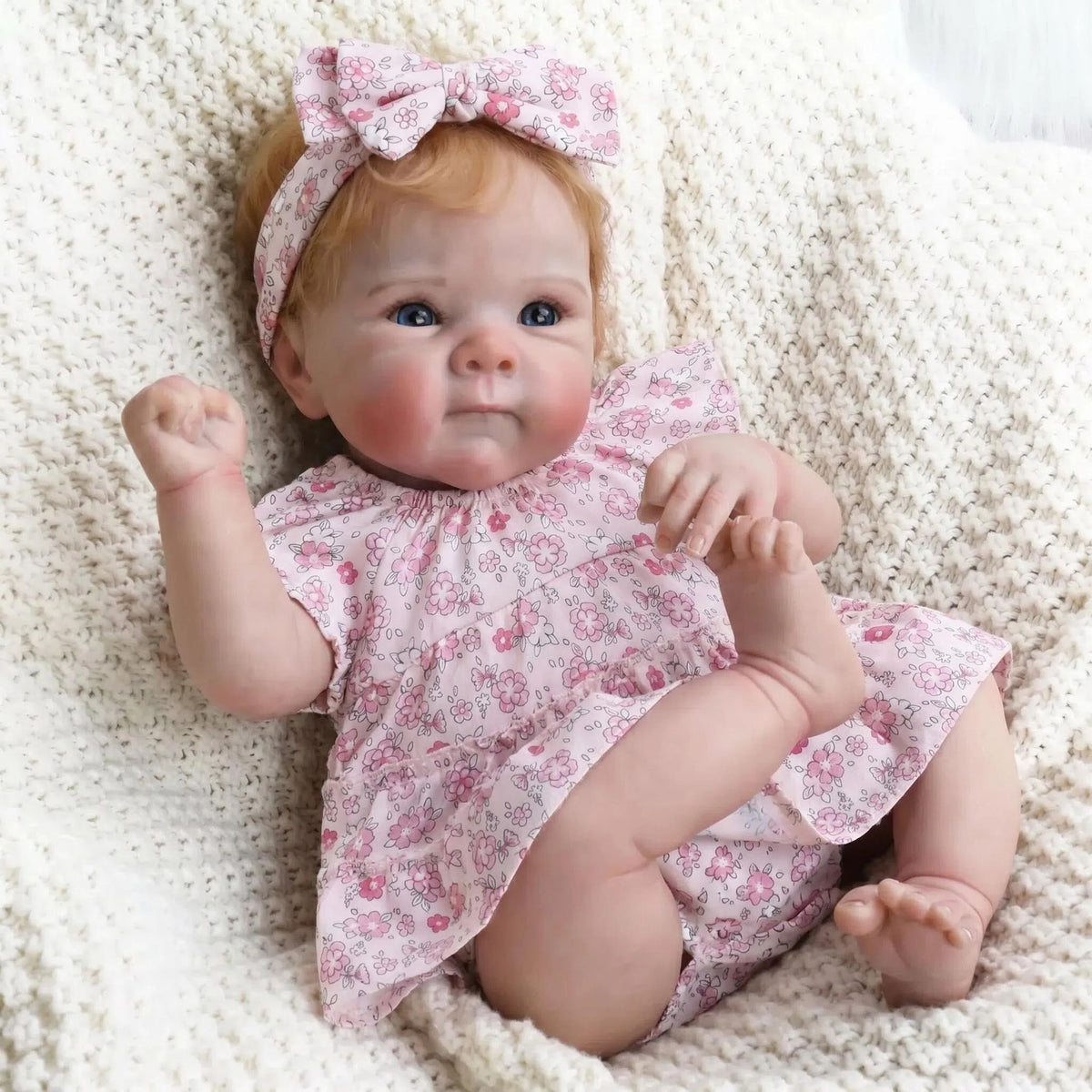 18 inch Open Eyes with Cloth Body Reborn Doll, All-Occasion Toy & Collectible Gift