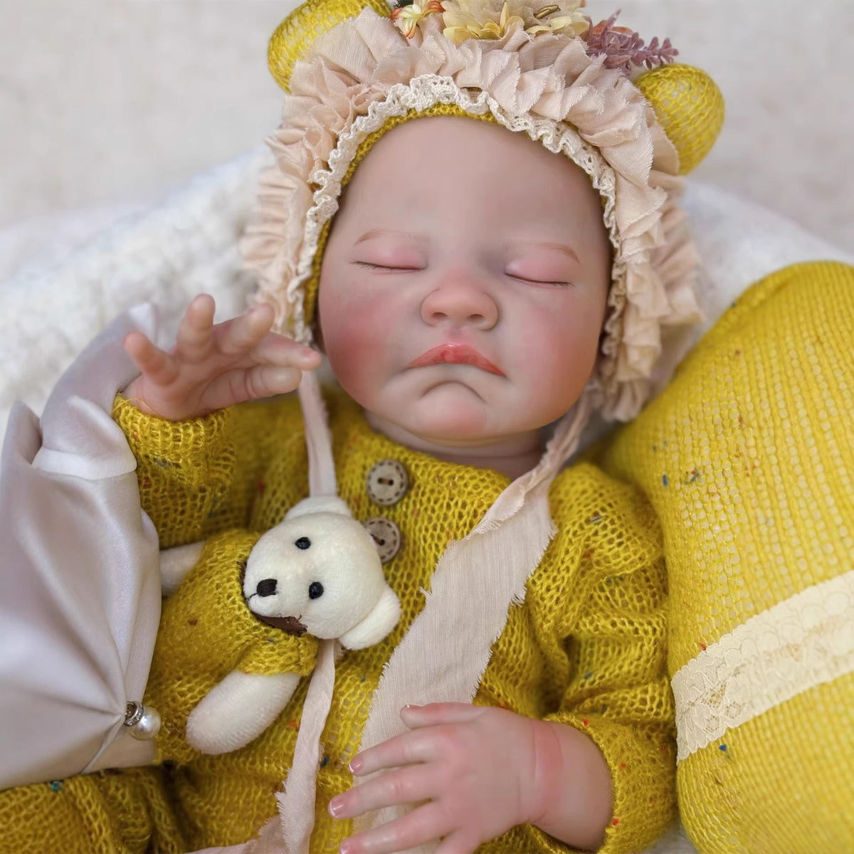 50cm Full Vinyl Rebirth Doll Simulation Baby Advanced Exquisite Painting