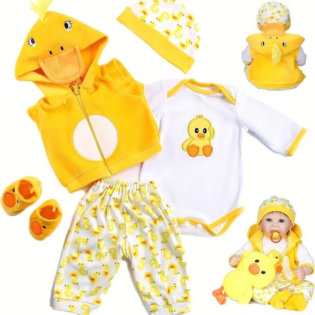Rebirth doll, baby doll clothing suitable for 55cm dolls, autumn clothing