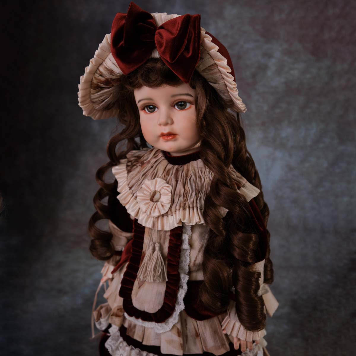 26 Inch Collectible Girl Dolls Genuine Fine Bisque Porcelain Doll