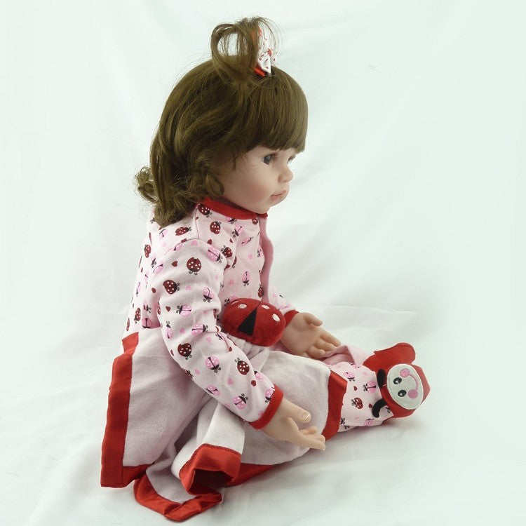 18 inch Reborn Doll with Cloth Body Real Skin Texture Ideal Therapeutic Comfort Companion Gift Set
